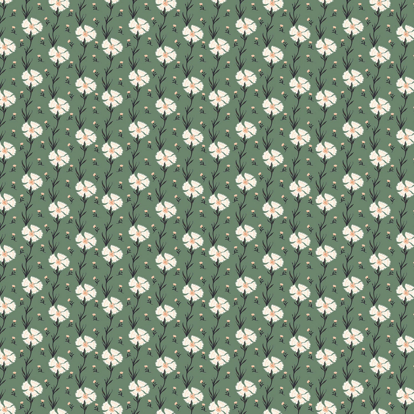 Carnation Green Wanderlust Danelys Sidron Riley Blake Fabrics Fabric Fetish