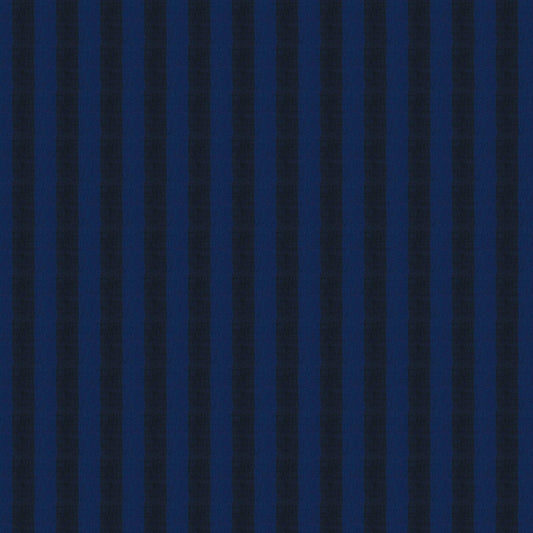 NARROW Stripe WOVEN Shot Cotton Midnight Kaffe Fassett Collective 100% WOVEN Quilters Cotton Fabric Fetish