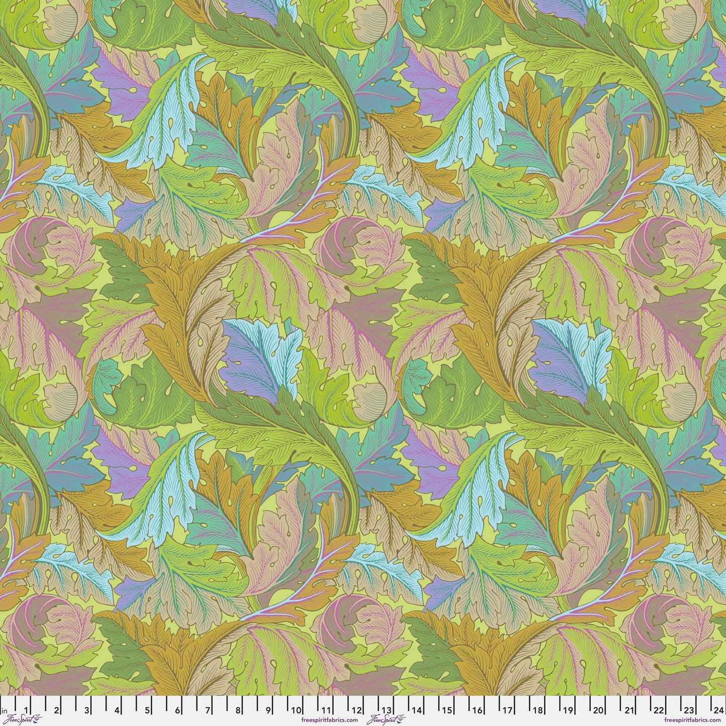 Acanthus Jade PWKW006.JADE Kaffe x Morris and Co. The Original Morris & Co Freespirit Fabrics Fabric Fetish