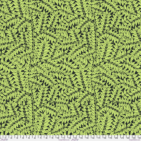 Branches Black PWKW009.BLACK Kaffe x Morris and Co. The Original Morris & Co Freespirit Fabrics Fabric Fetish