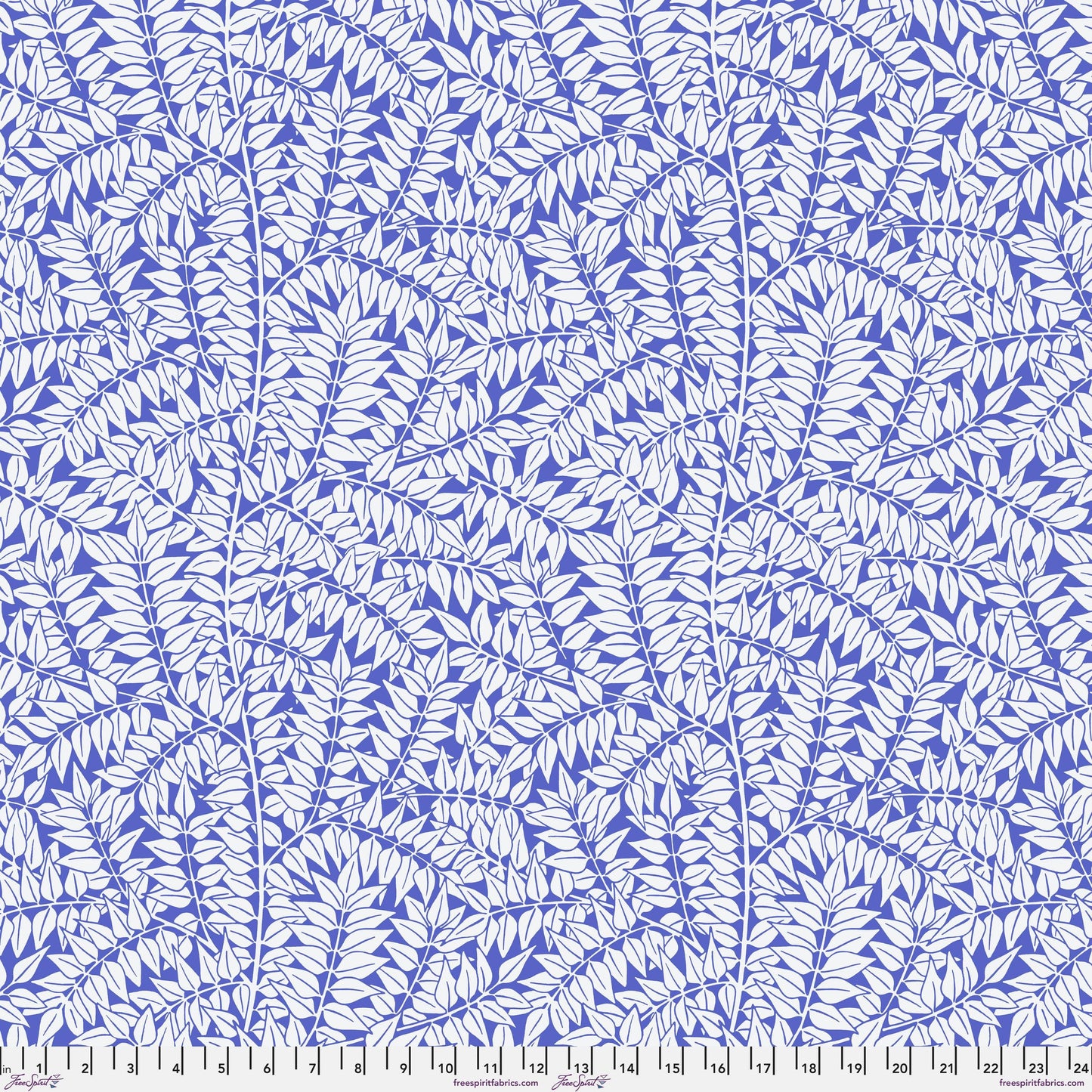 Branches Blue PWKW009.BLUE Kaffe x Morris and Co. The Original Morris & Co Freespirit Fabrics Fabric Fetish