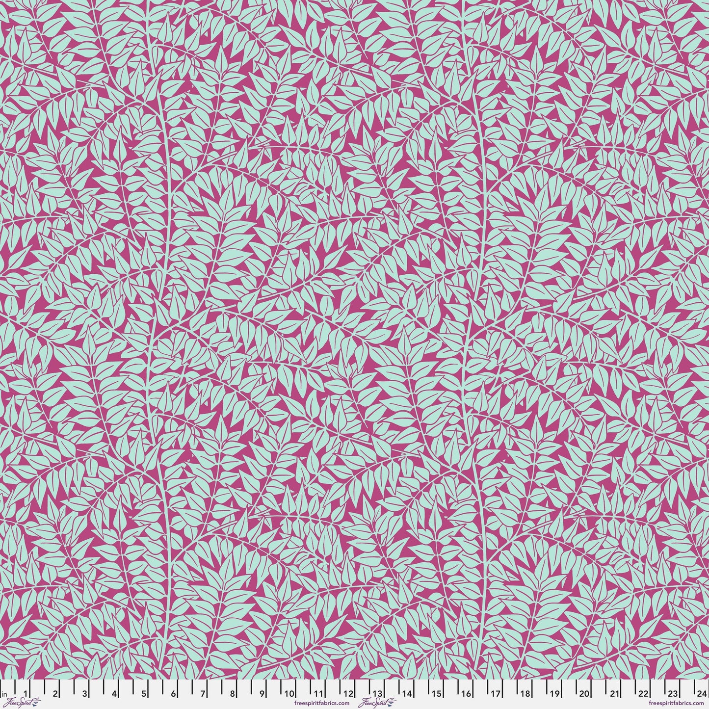 Branches Magenta PWKW009.MAGENTA Kaffe x Morris and Co. The Original Morris & Co Freespirit Fabrics Fabric Fetish