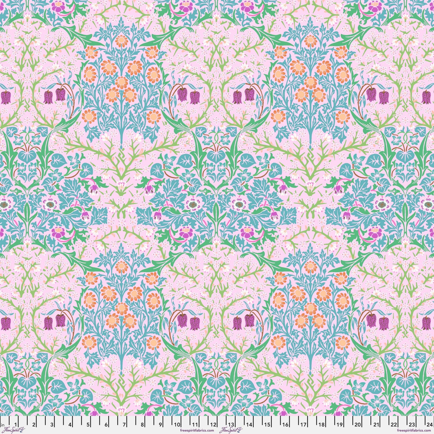 Blackthorn Pink PWKW002.PINK Kaffe x Morris and Co. The Original Morris & Co Freespirit Fabrics Fabric Fetish