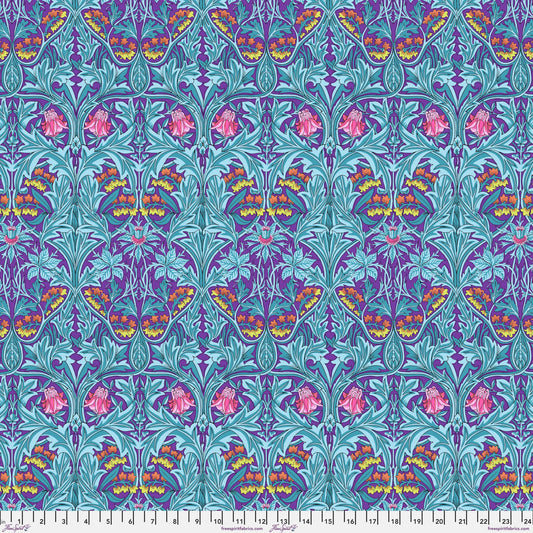 Bluebell Purple PWKW004.PURPLE Kaffe x Morris and Co. The Original Morris & Co Freespirit Fabrics Fabric Fetish