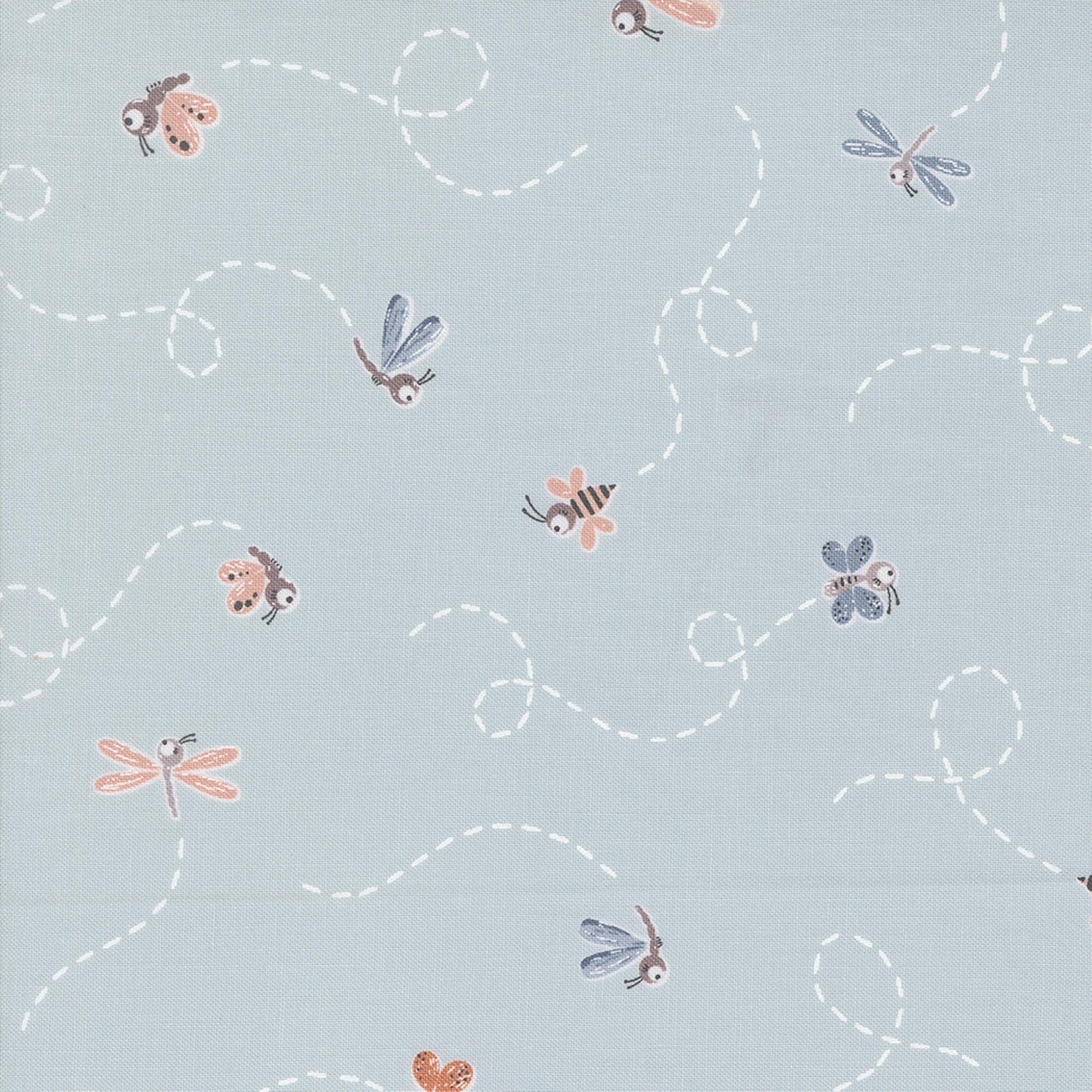 Fly High Sky Chirp Elena Amo Moda Fabrics 100% Quilters Cotton Fabric Fetish