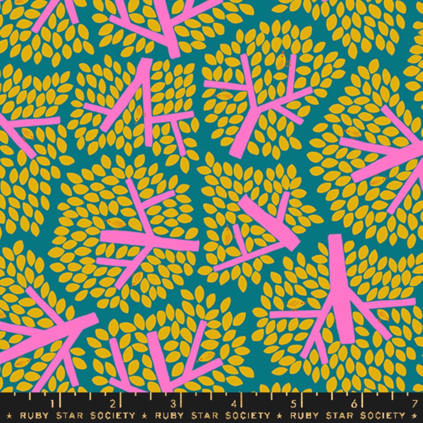 Canopy Storytime Bird is the Word Kimberly Kight Ruby Star Society Fabric Moda Fabric Fetish