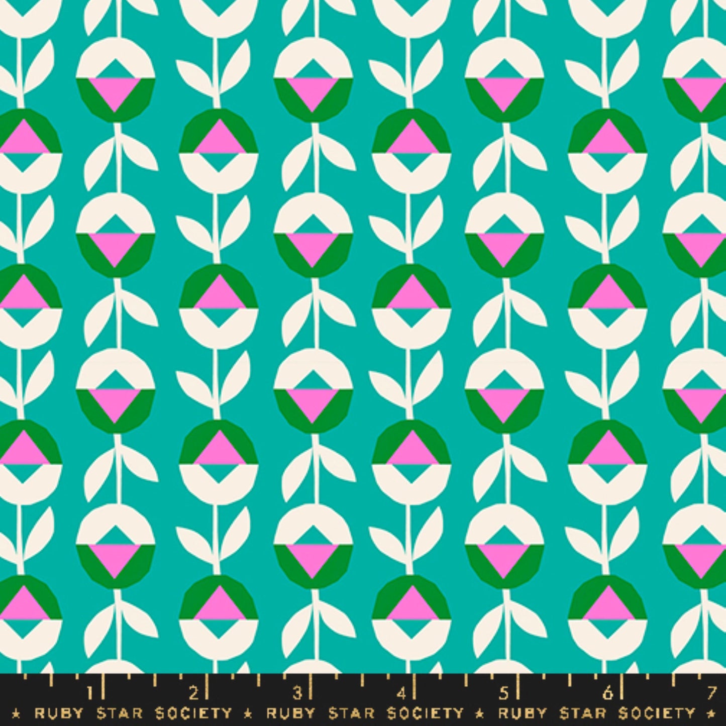 Flower Chain Tropic Eye Candy Sarah Watts Ruby Star Society Moda Fabric Fetish