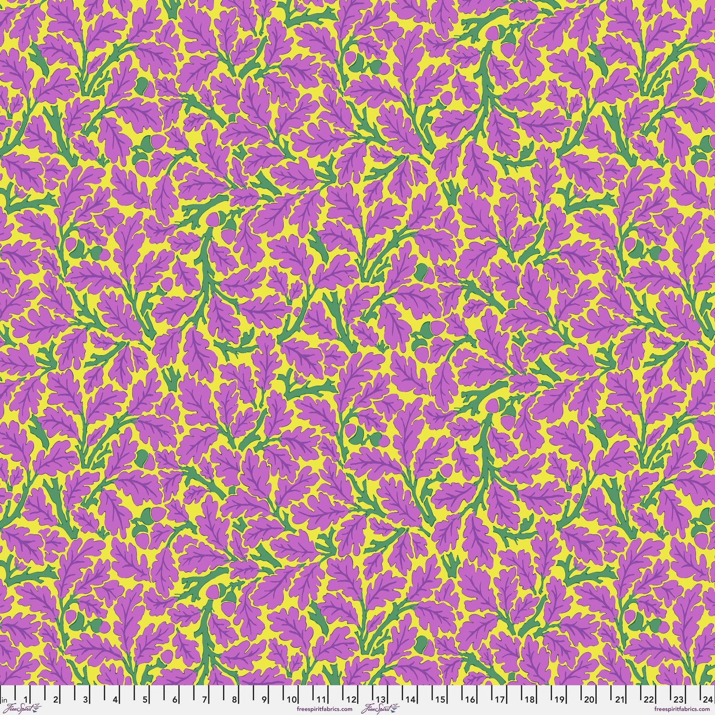 Oak Violet PWKW003.VIOLET Kaffe x Morris and Co. The Original Morris & Co Freespirit Fabrics Fabric Fetish
