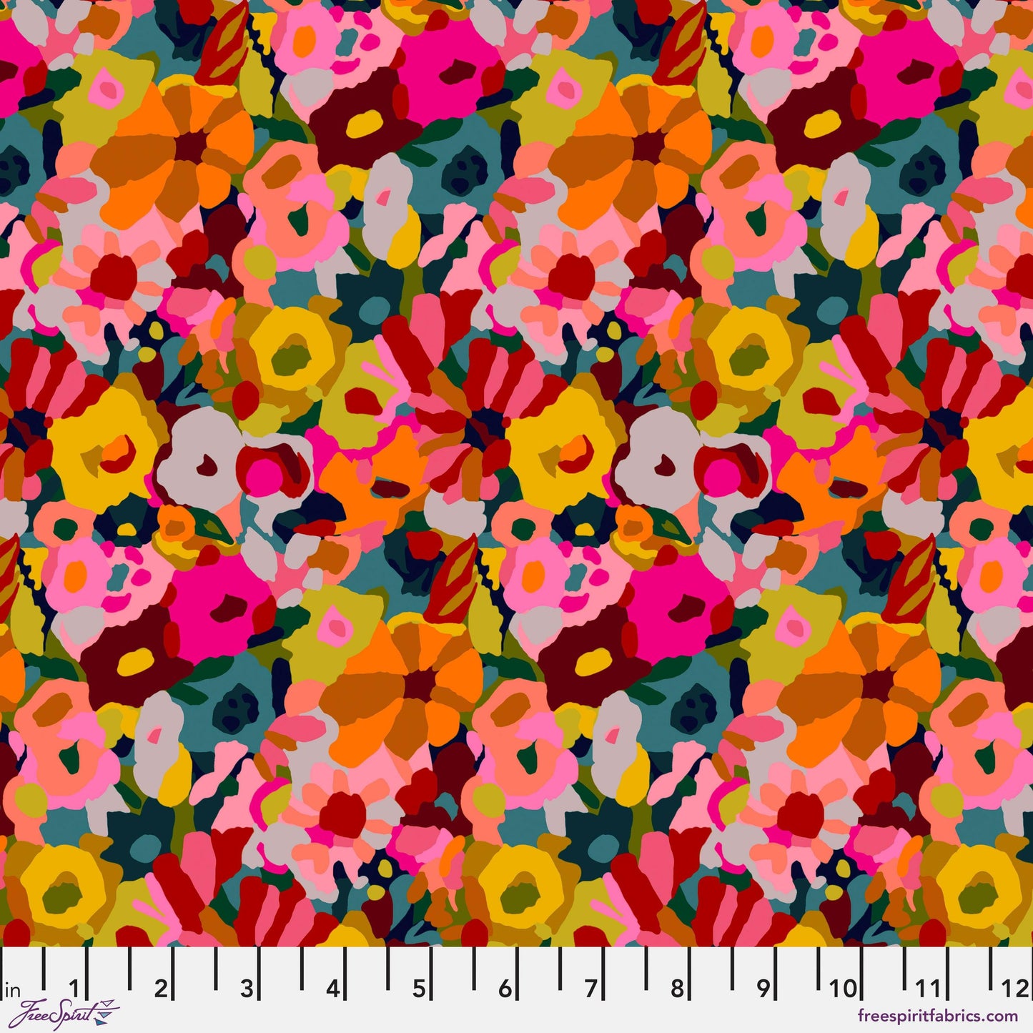 LG Blooming Carnival Sweet Somethings Carolyn Gavin for Conservatory Craft Freespirit Fabric Fabric Fetish