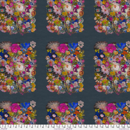 Delphiniums PANEL 11"x44" Sweet Somethings Carolyn Gavin Conservatory Craft Freespirit Fabric Fabric Fetish