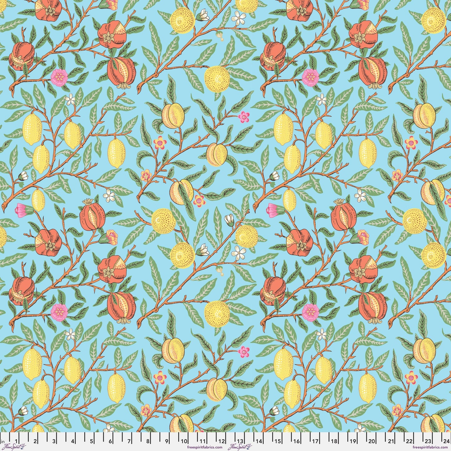 Fruit Duck Egg PWKW010.DUCKEGG Kaffe x Morris and Co. The Original Morris & Co Freespirit Fabrics Fabric Fetish