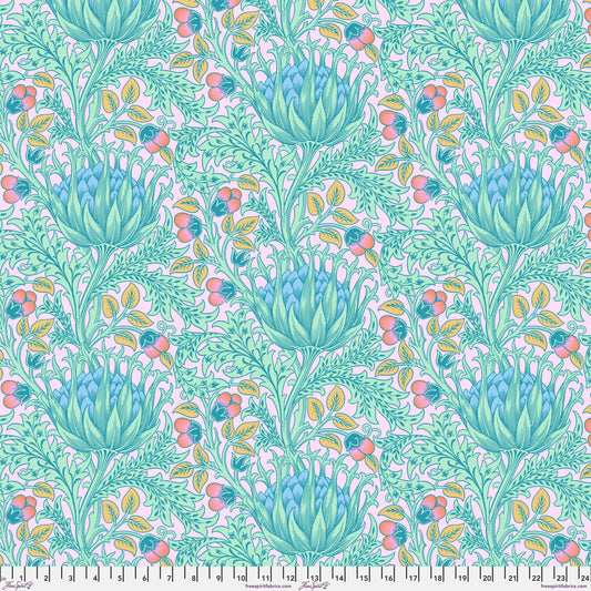Artichoke Lavender PWKW001.LAVENDER Kaffe x Morris and Co. The Original Morris & Co Freespirit Fabrics Fabric Fetish