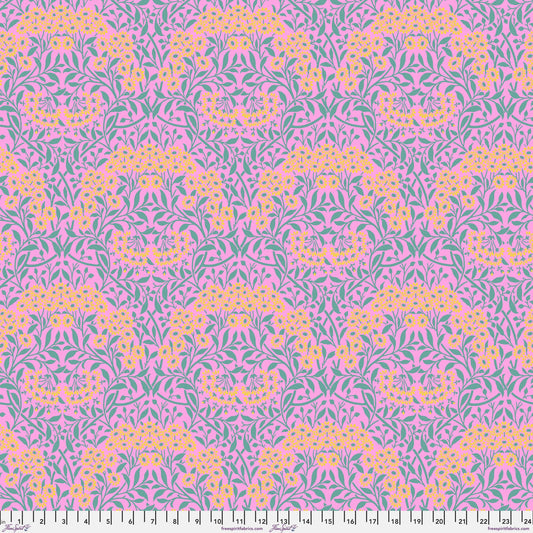 Michaelmas Daisy Pink PWKW007.PINK Kaffe x Morris and Co. The Original Morris & Co Freespirit Fabrics Fabric Fetish