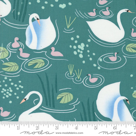 Little Swans Pond Love Letter Lizzy House Moda Fabric Fetish
