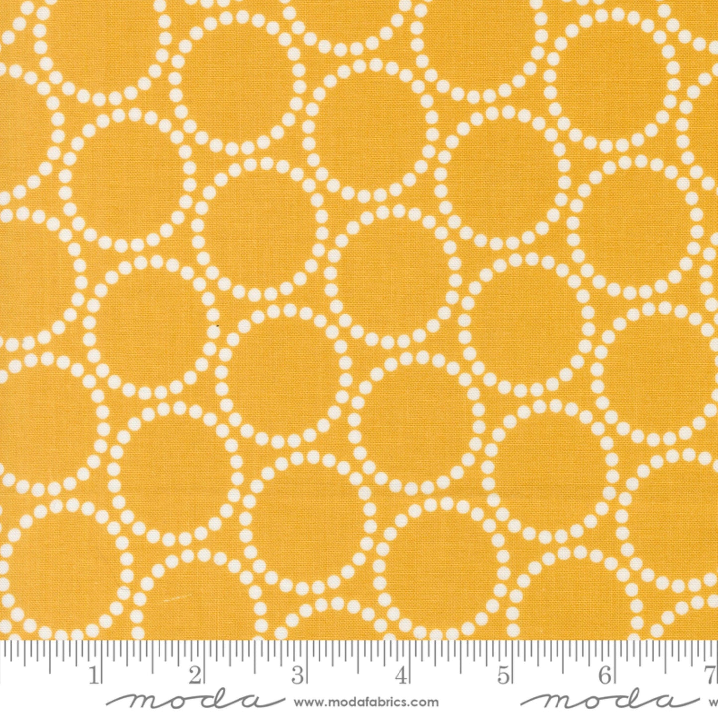 Pearl Dots Golden Love Letter Lizzy House Moda Fabric Fetish