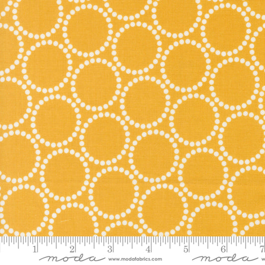 Pearl Dots Golden Love Letter Lizzy House Moda Fabric Fetish