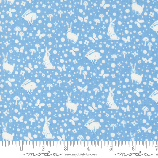 Wonder Dot Blue Skies Love Letter Lizzy House Moda Fabric Fetish