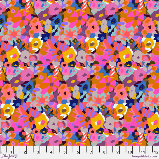 Blooming Multi Sweet Somethings Carolyn Gavin for Conservatory Craft Freespirit Fabric Fabric Fetish