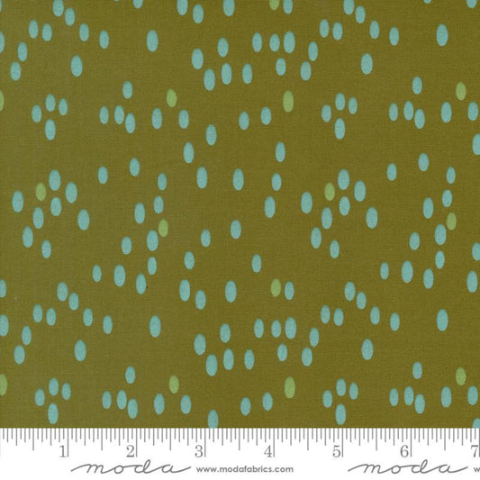 Dots Olive Olive You Zen Chic Moda Fabric Fabric Fetish