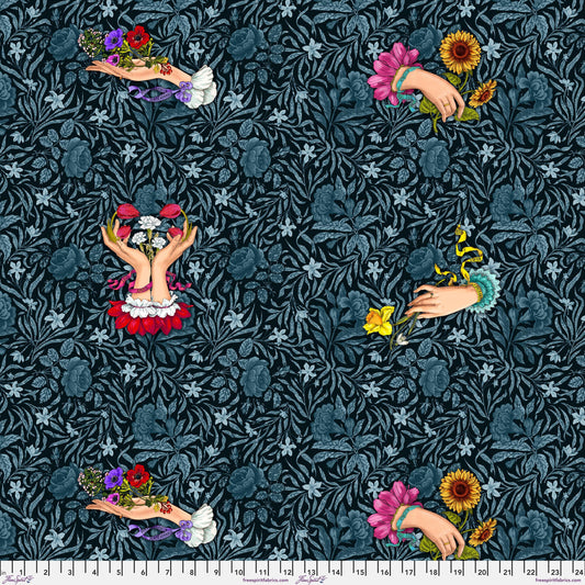 Say it with Flowers Noir Language of Flowers Odile Bailloeul Fabric Fetish
