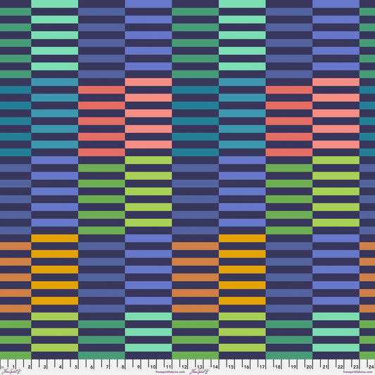 Stripe Multi Flower Dance Jane Sassaman Freespirit Fabrics Fabric Fetish