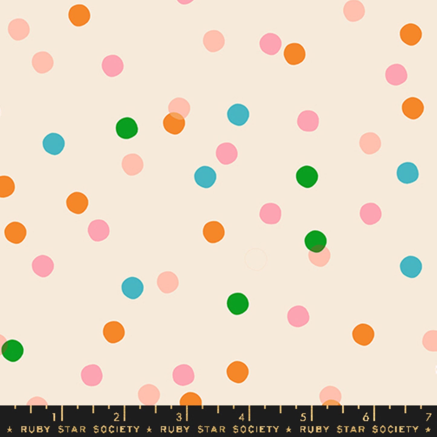 Spritz Dots Natural Carousel Melody Miller Ruby Star Society Fabric Moda Fabric Fetish