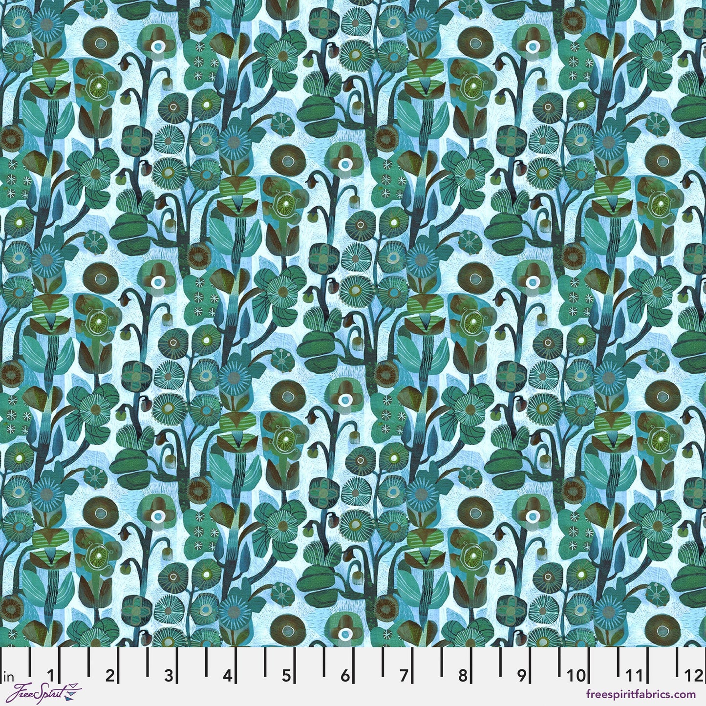Belle Baby Blue L'Heure Bleue Este MacLeod Freespirit Fabrics Fabric Fetish