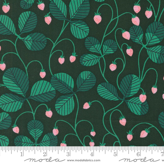 Virginia Strawberries Hunter Love Letter Lizzy House Moda Fabric Fetish