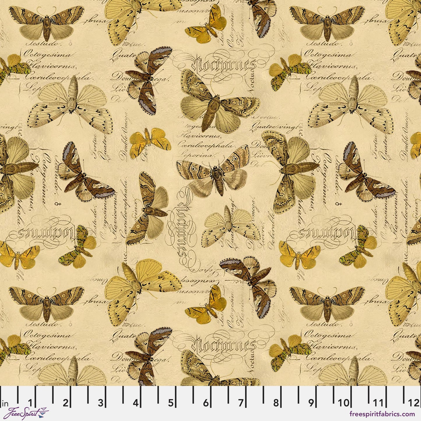 Yellow Specimen Palette Yellow Tim Holtz 100% Quilters Cotton PWTH244 YELLOW Fabric Fetish