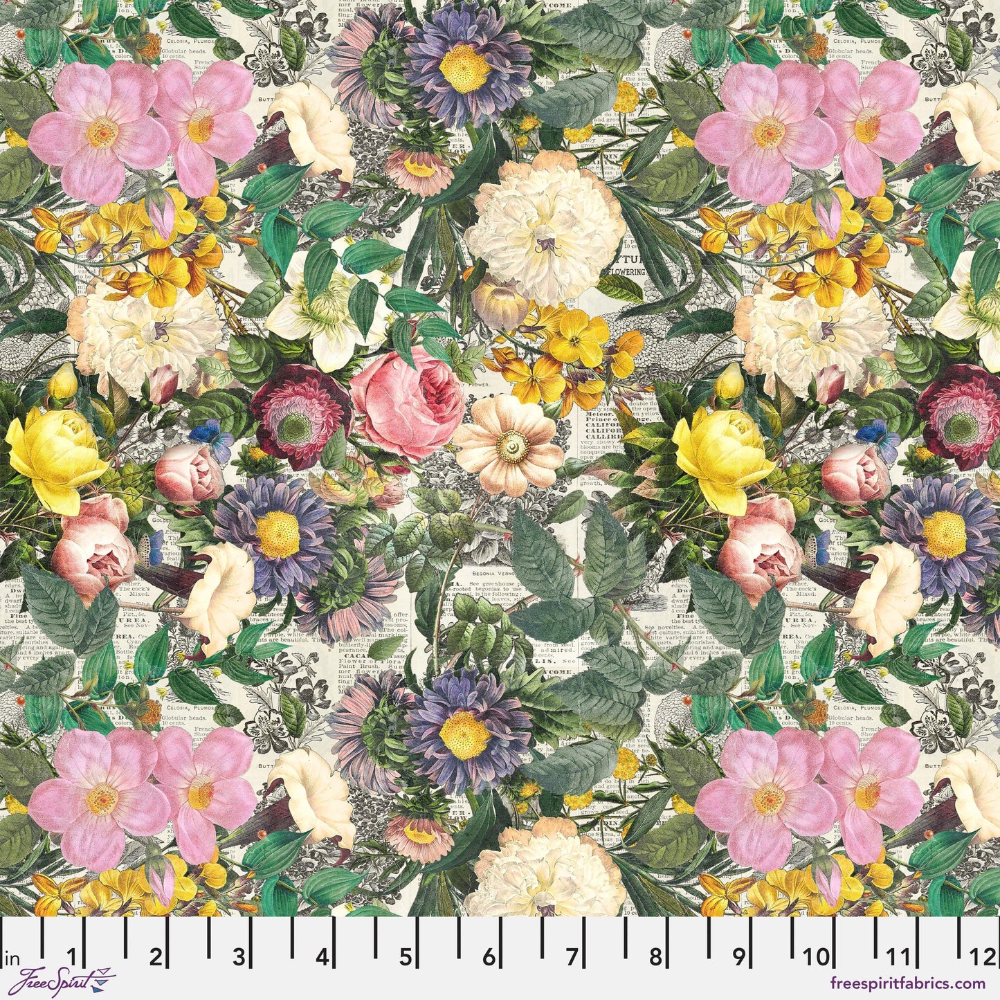 November - Palette Multi - 10pc Fat Quarter or Half Yard Bundles- Eclectic Elements - Tim Holtz - FreeSpirit Fabrics