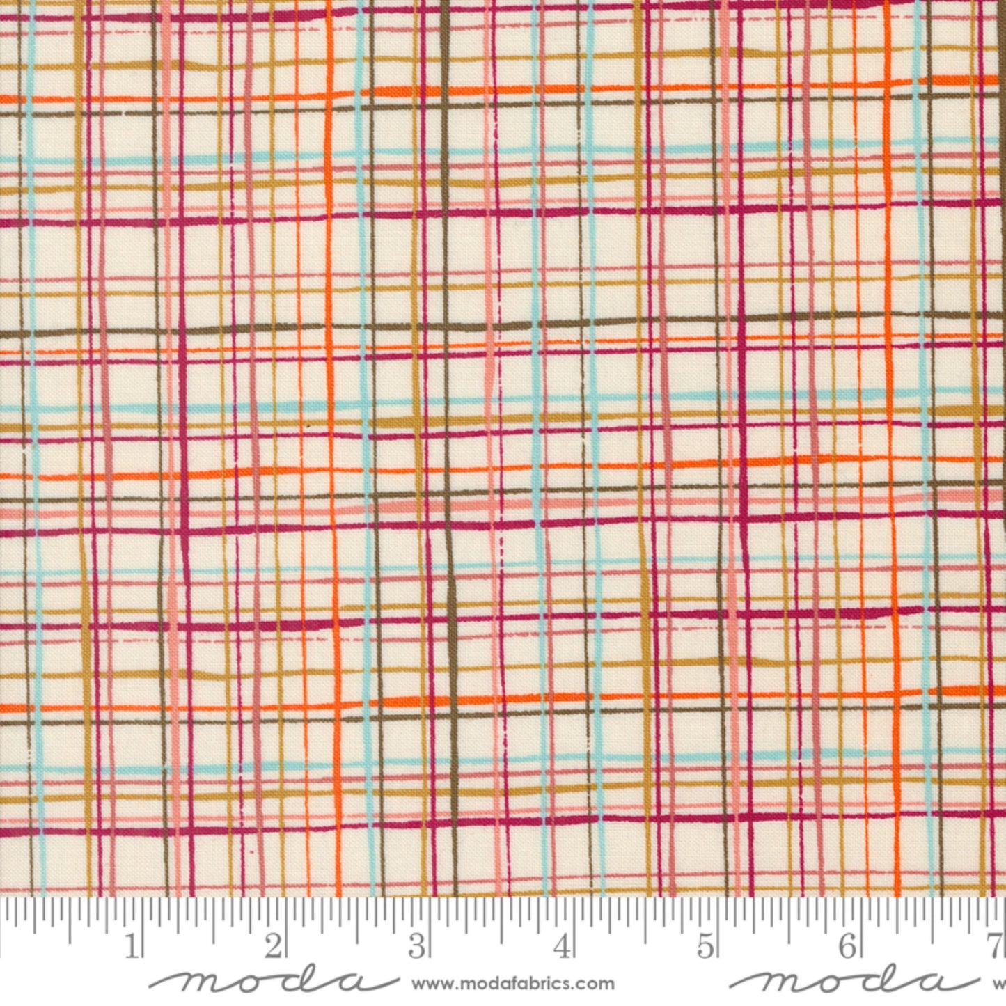 Lattice Plaid Eggshell Things Above Fancy That Design House Moda Fabric Fetish