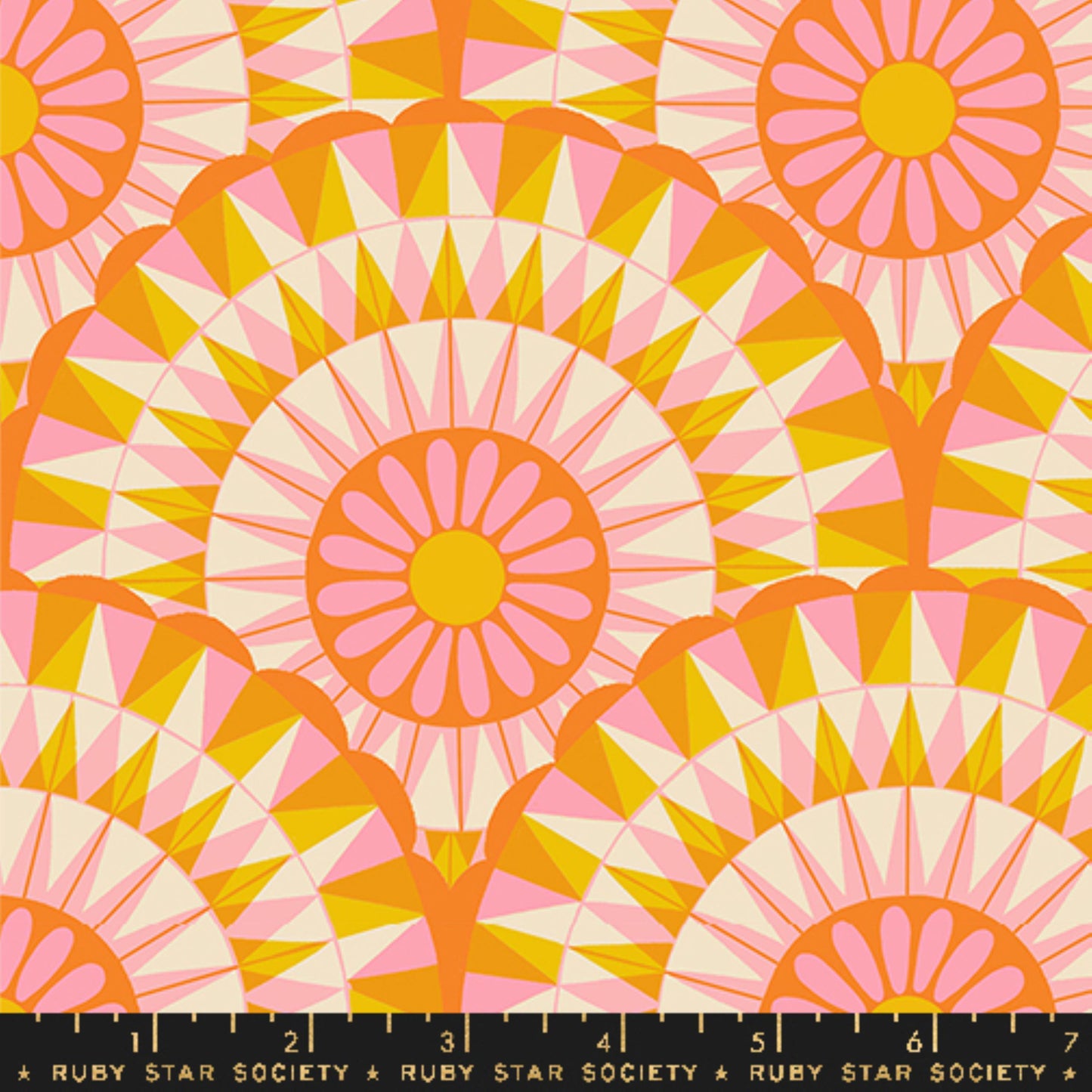 Carousels Zinnia Carousel Melody Miller Ruby Star Society Fabric Moda Fabric Fetish