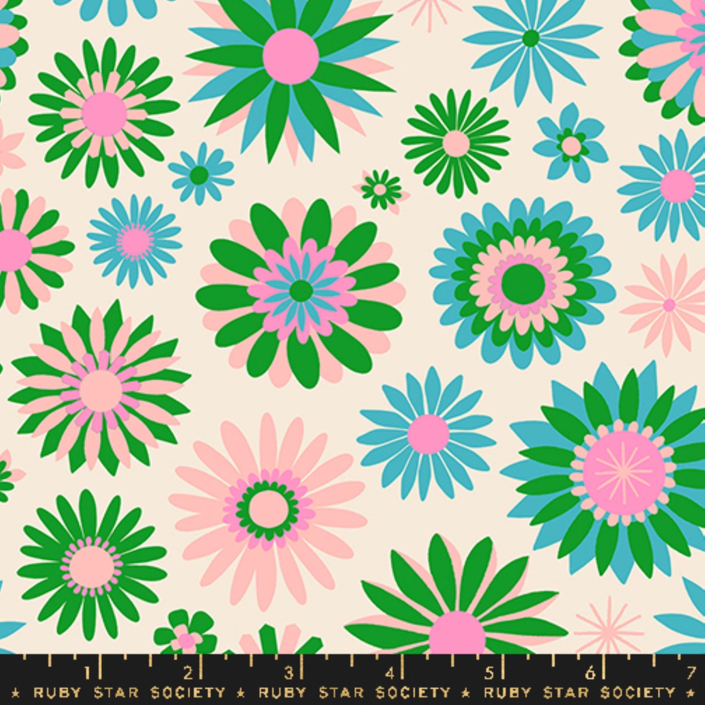 Kaleidoscope Natural Carousel Melody Miller Ruby Star Society Fabric Moda Fabric Fetish