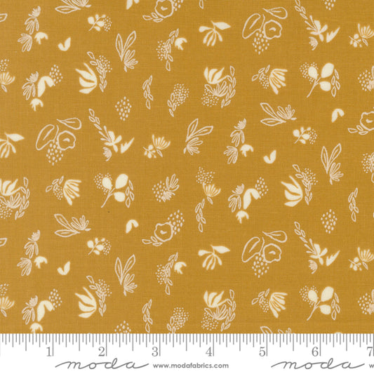 Floral Sprinkles Harvest Gold Things Above Fancy That Design House Moda Fabric Fetish