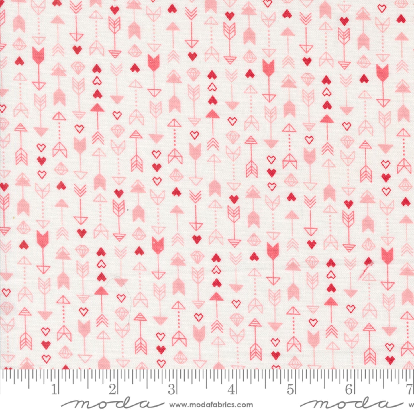 Cupid's Arrow Lace Love Blooms Lella Boutique Moda Fabric Fetish