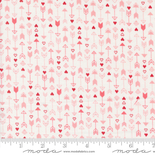 Cupid's Arrow Lace Love Blooms Lella Boutique Moda Fabric Fetish