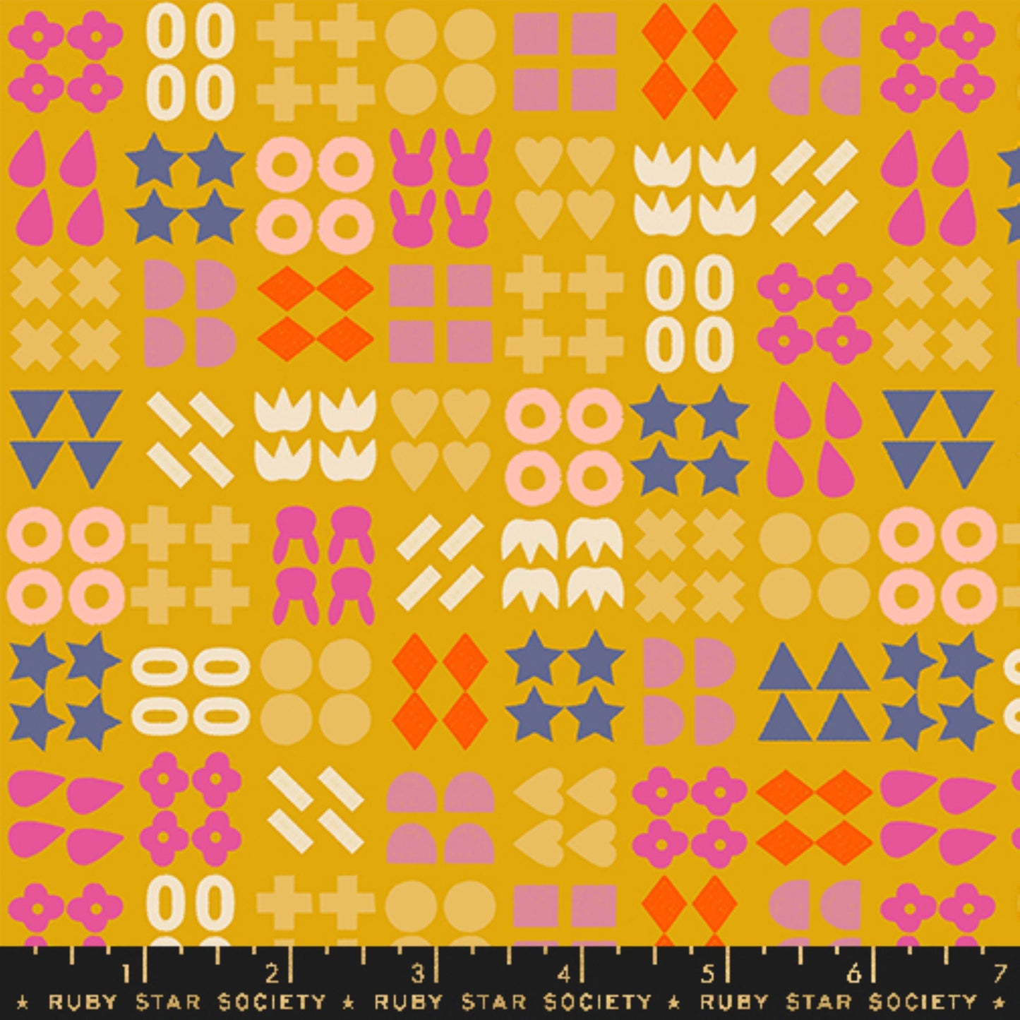 Shapley Plot Goldenrod Woodland Park Rashida Coleman Hale Ruby Star Society Fabric Moda Fabric Fetish