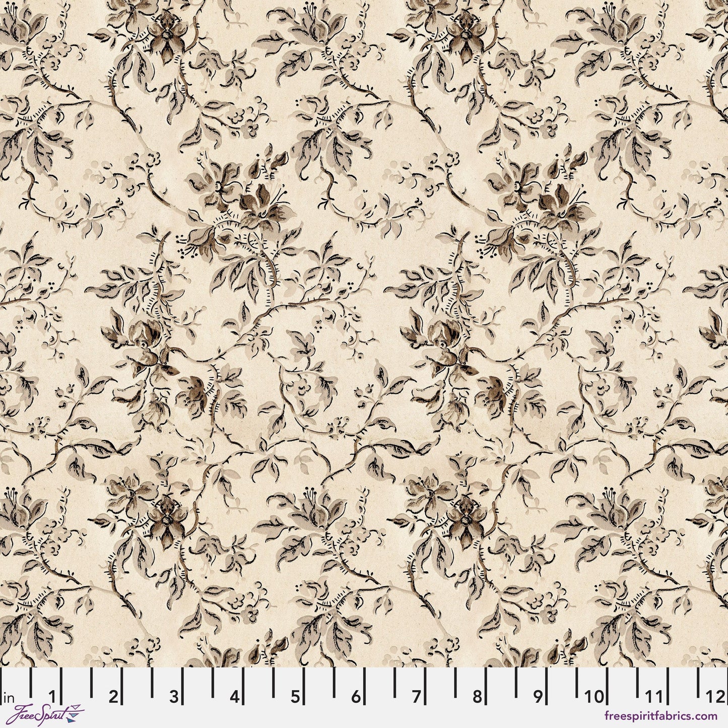 Wallpaper Neutral Palette Neutral Tim Holtz 100% Quilters Cotton PWTH257 NEUTRAL Fabric Fetish