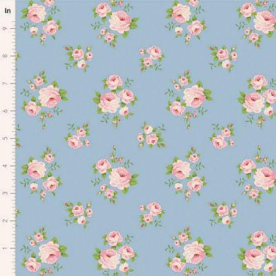 Sunday Brunch Blue 5 Piece Fat Quarter Bundle - Tilda Fabrics