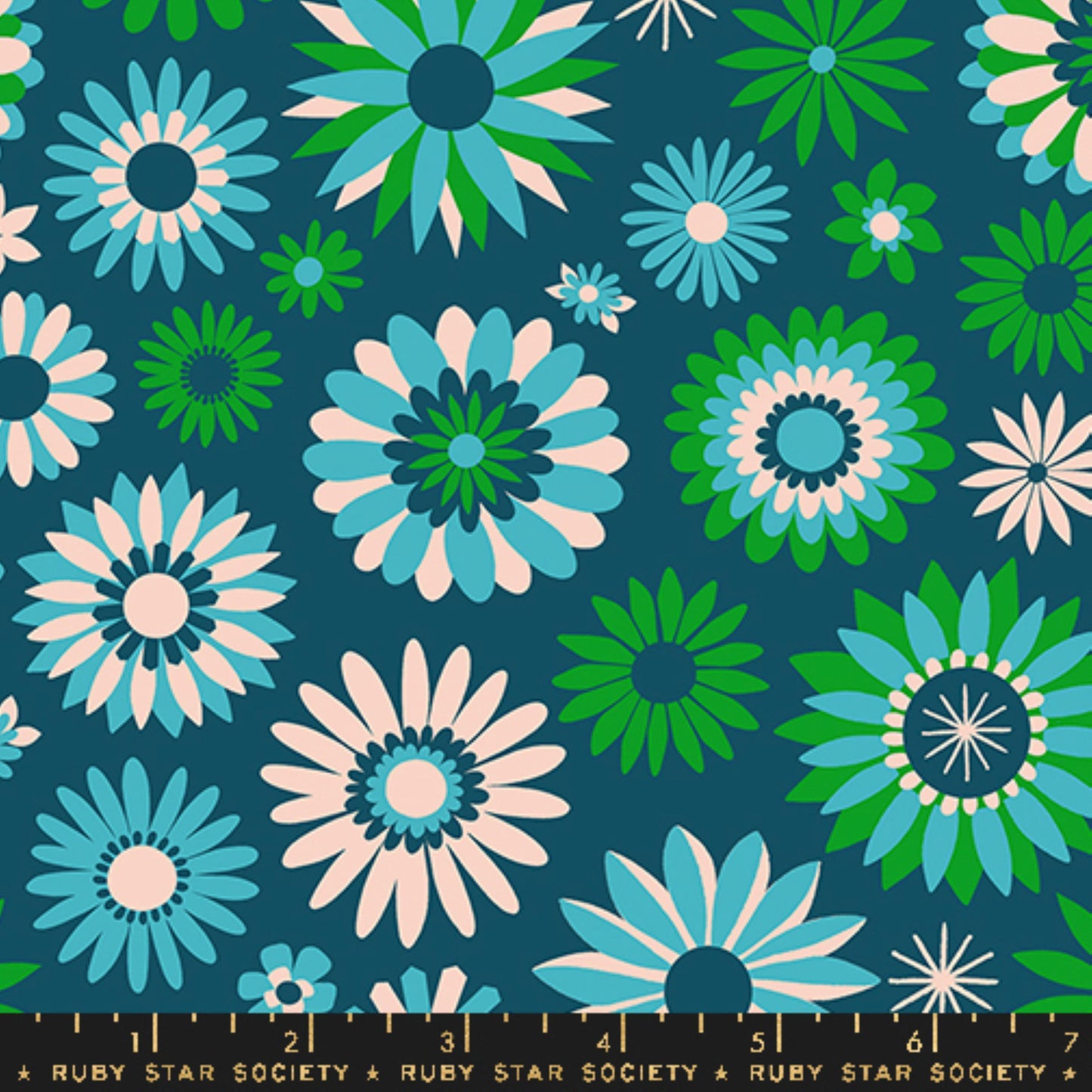Kaleidoscope Light Galaxy Carousel Melody Miller Ruby Star Society Fabric Moda Fabric Fetish