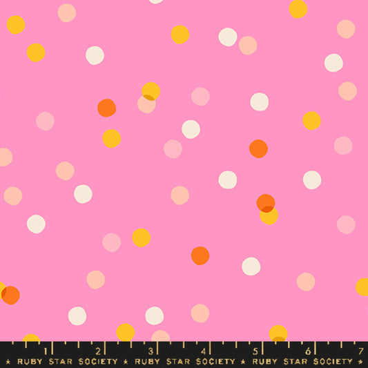Spritz Dots Flamingo Carousel Melody Miller Ruby Star Society Fabric Moda Fabric Fetish