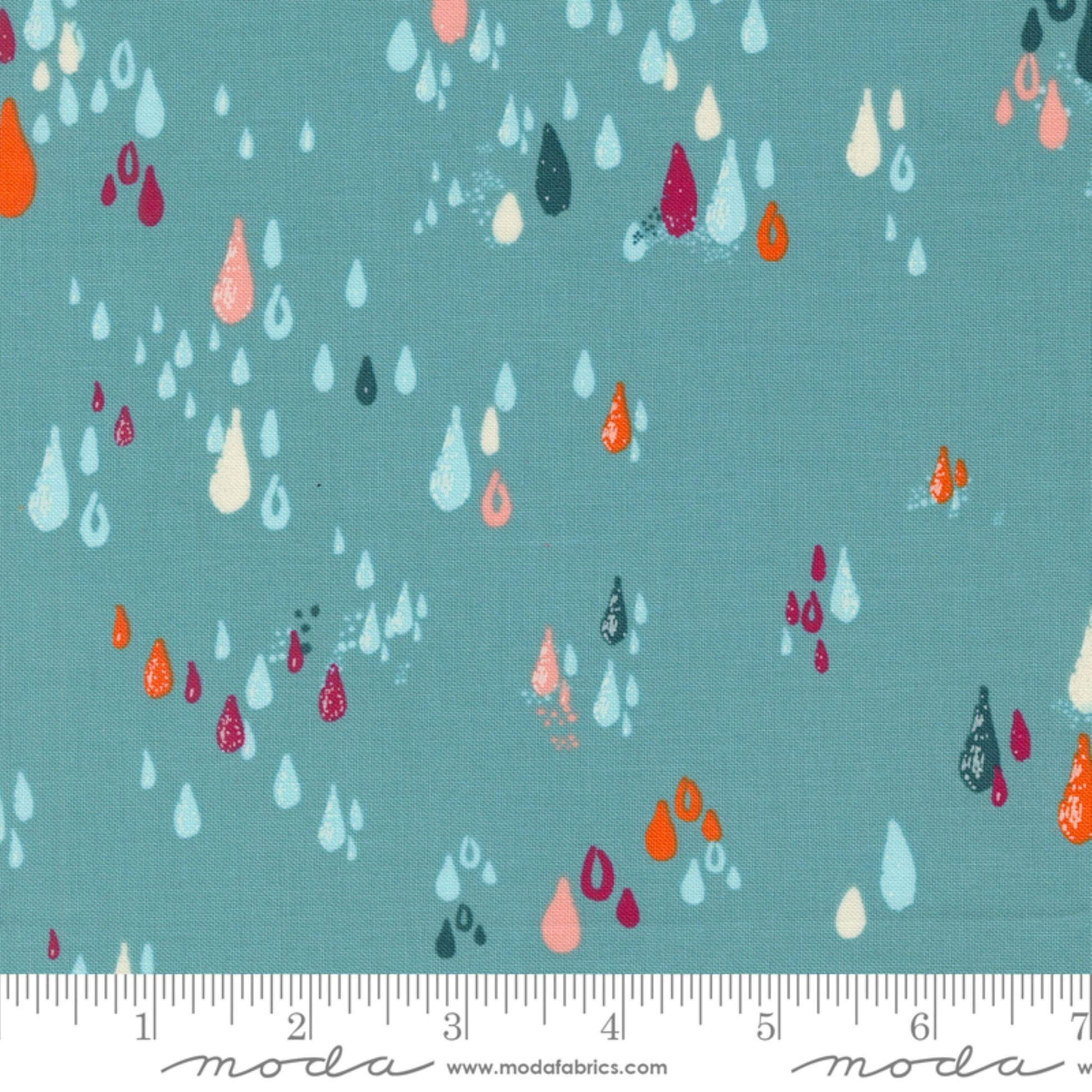 Drops Teal Things Above Fancy That Design House Moda Fabric Fetish