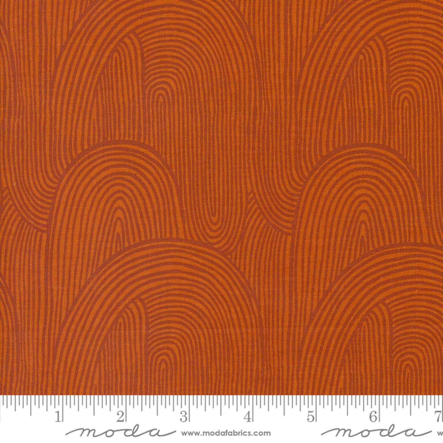 Wavy Whirl Rust Things Above Fancy That Design House Moda Fabric Fetish