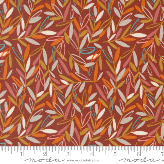 Leaves and Branches Paved Brick Things Above Fancy That Design House Moda Fabric Fetish