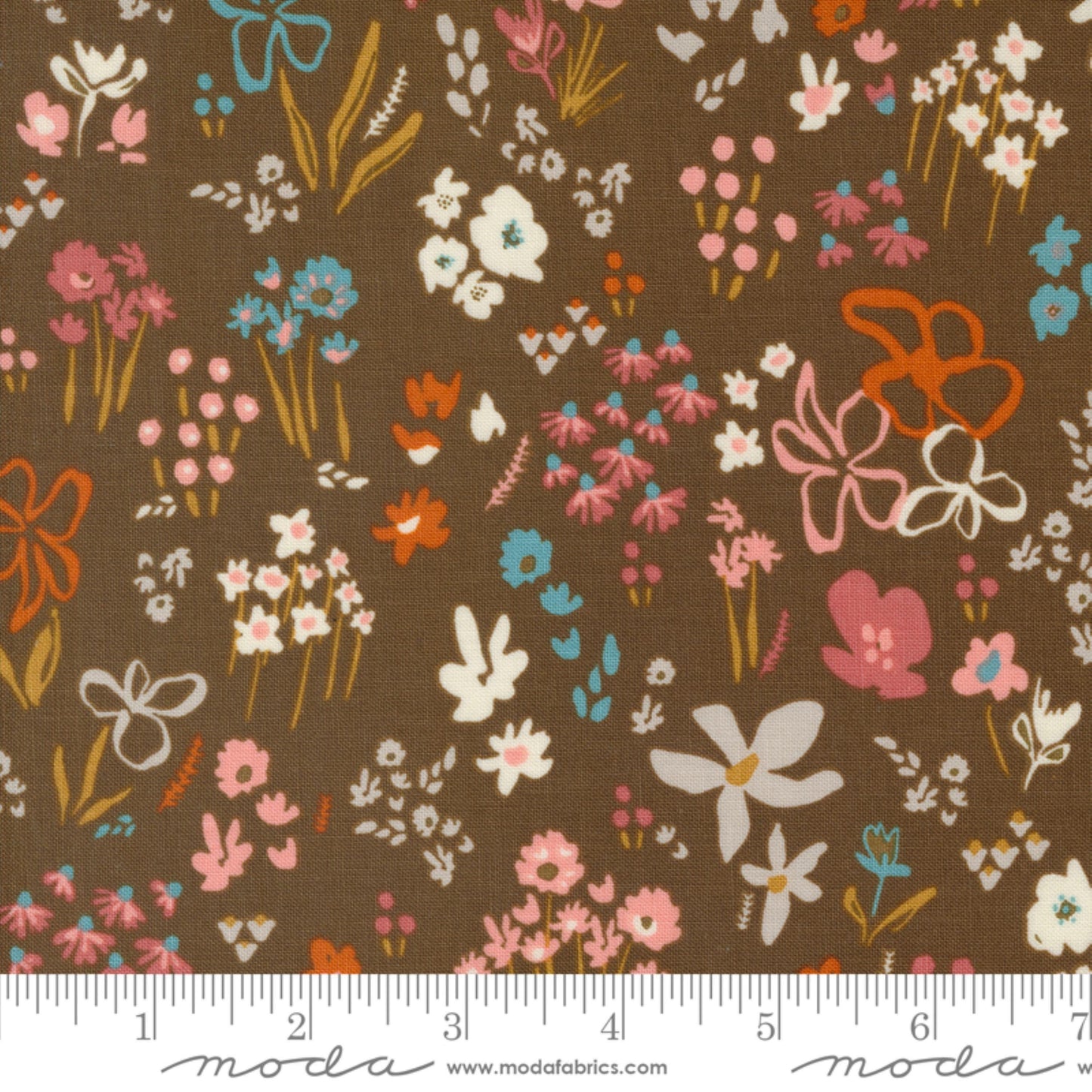 Meadow Cocoa Things Above Fancy That Design House Moda Fabric Fetish