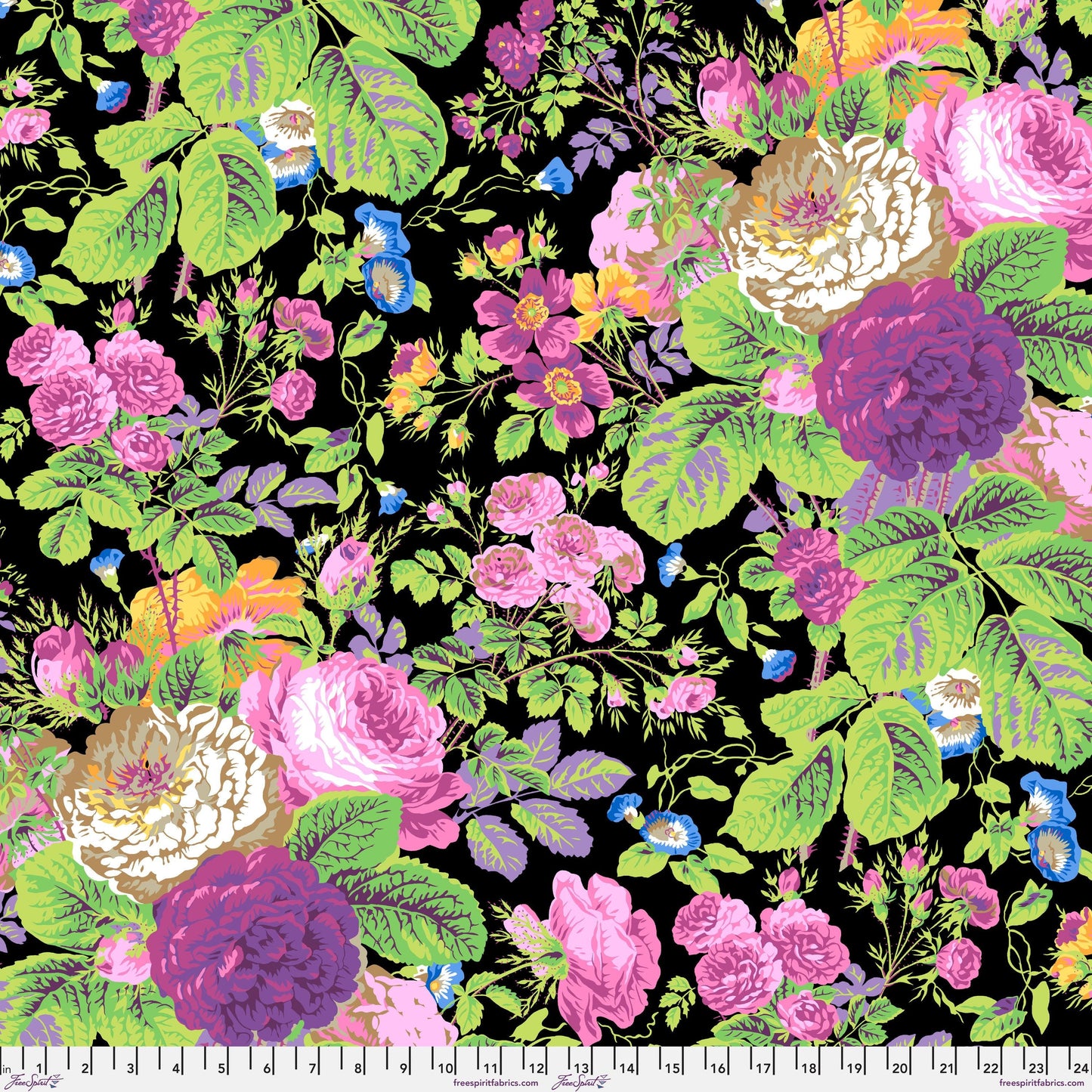 Gradi Floral Contrast Kaffe Fassett Collective February 2025 Fabric Fetish