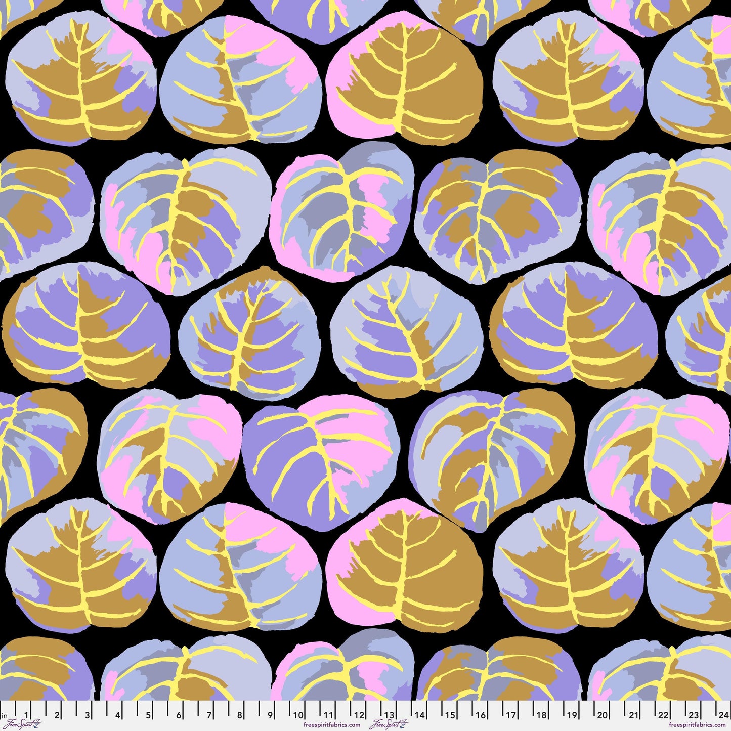 Palm Leaves Contrast Kaffe Fassett Collective February 2025 Fabric Fetish
