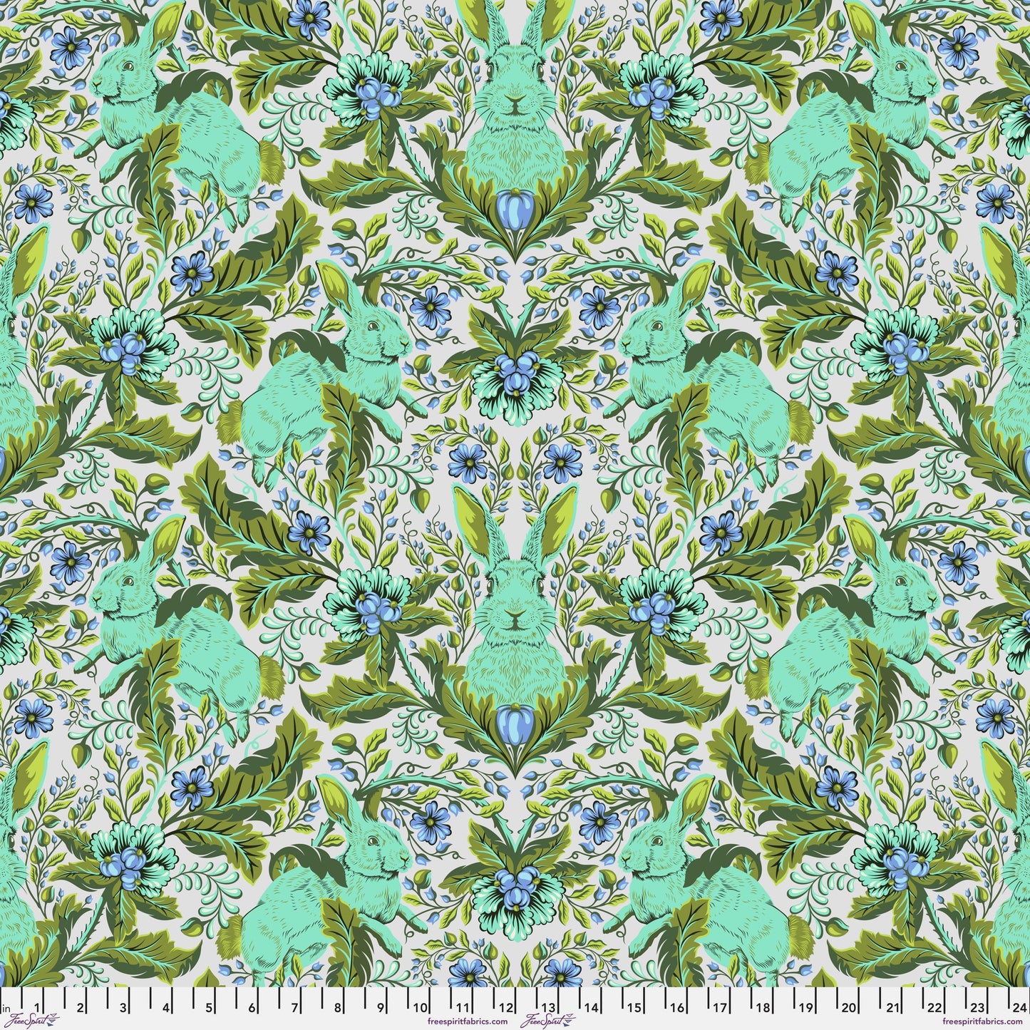 Hoppy Go Lucky Starlight Full Moon Forest II Tula Pink Freespirit Fabrics Fabric Fetish