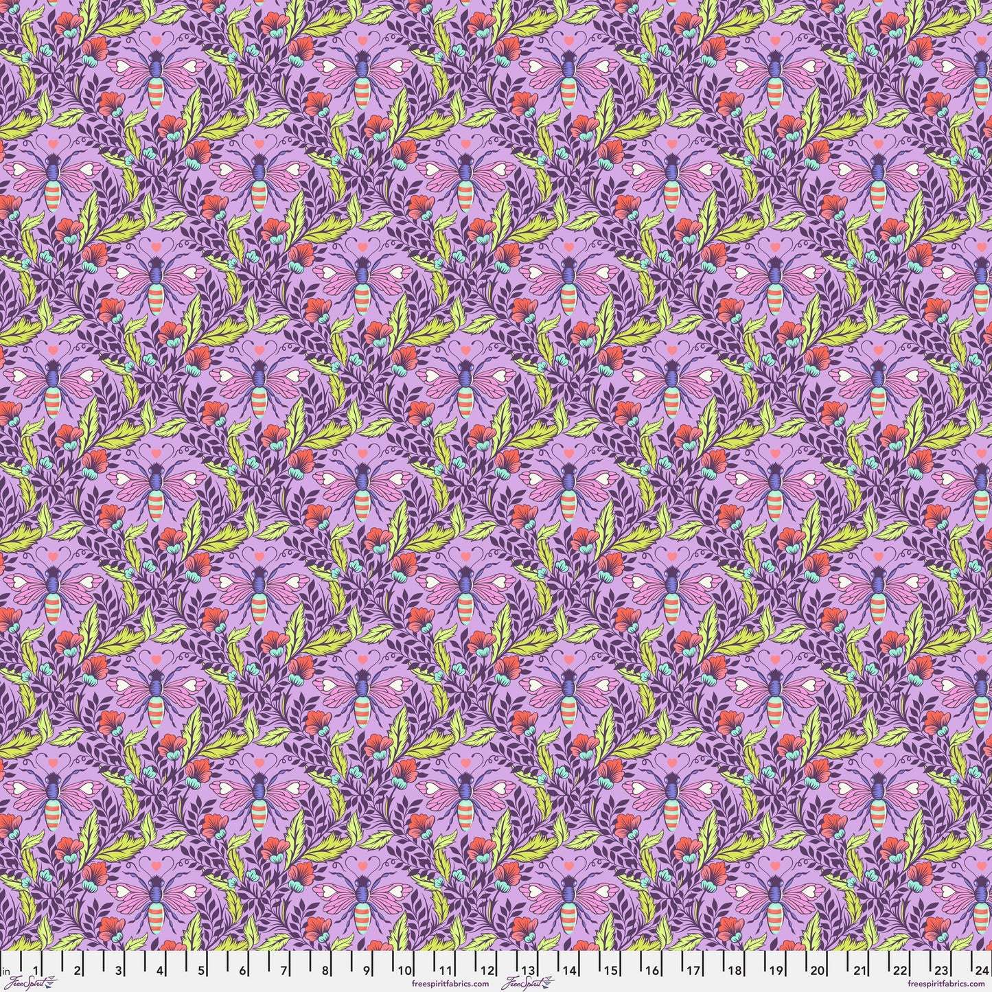 Shake Your Honey Maker Blossom Full Moon Forest II Tula Pink Freespirit Fabrics Fabric Fetish