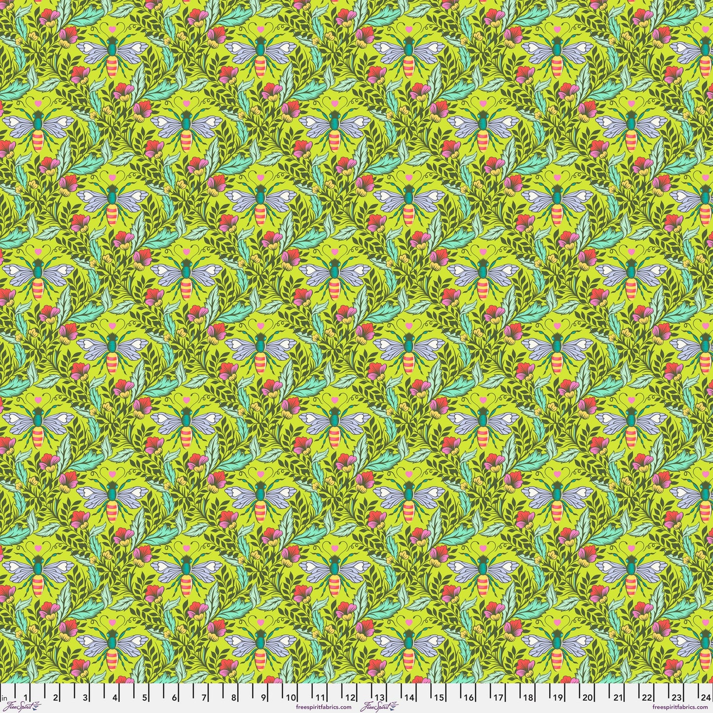 Shake Your Honey Maker Enchanted Full Moon Forest II Tula Pink Freespirit Fabrics Fabric Fetish
